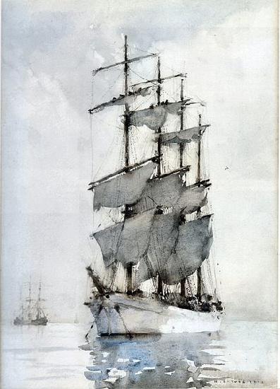 Henry Scott Tuke Four Masted Barque